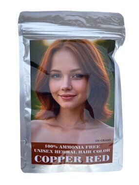 Copper Red 80% Natural Hair Dye